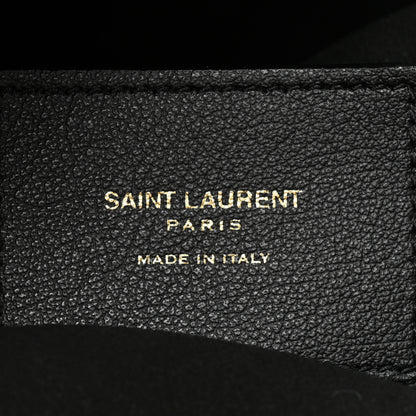 Saint Laurent Calfskin Large Shopping Tote Black 8 of 16