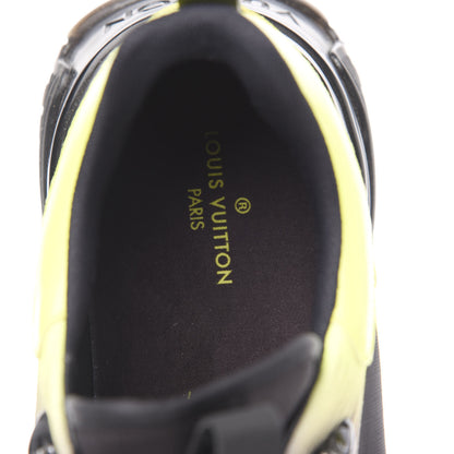 Louis Vuitton Calfskin Mens Run Away Pulse Sneakers 7 Black Yellow 8 of 11