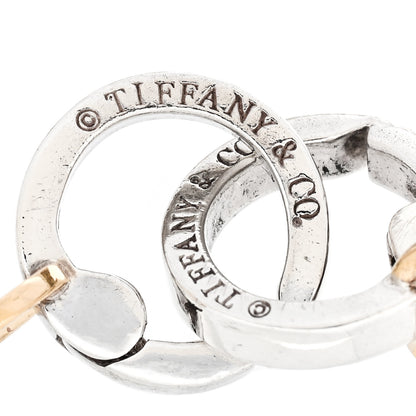 Tiffany Sterling Silver 18K Yellow Gold Circle Link Bracelet 3 of 3