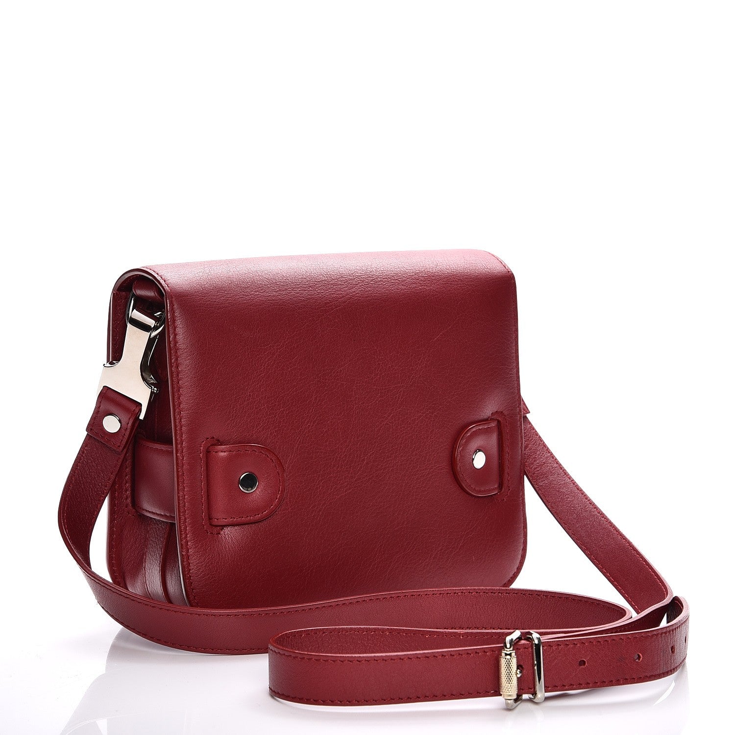 Proenza Schouler Calfskin PS11 Tiny Shoulder Bag Crimson 3 of 9