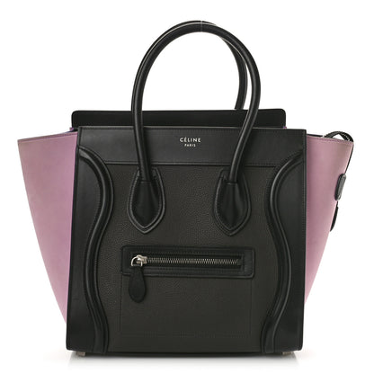 Celine Smooth Drummed Calfskin Micro Tri-Color Luggage Anthracite 1 of 9