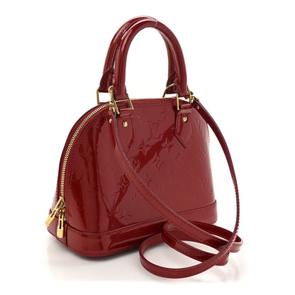 Louis Vuitton Vernis Alma BB Pomme D'Amour 2 of 11
