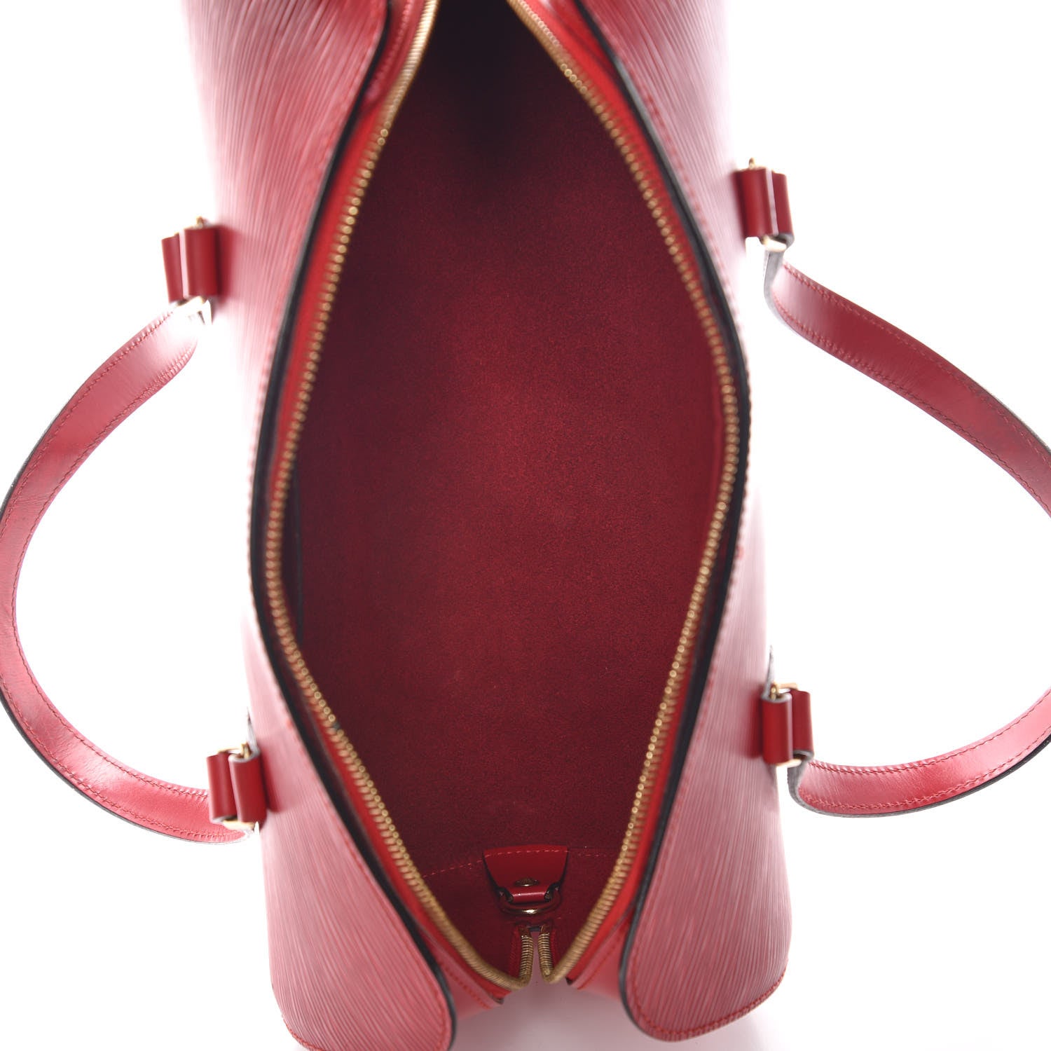 Louis Vuitton Epi Soufflot Castillan Red 8 of 11