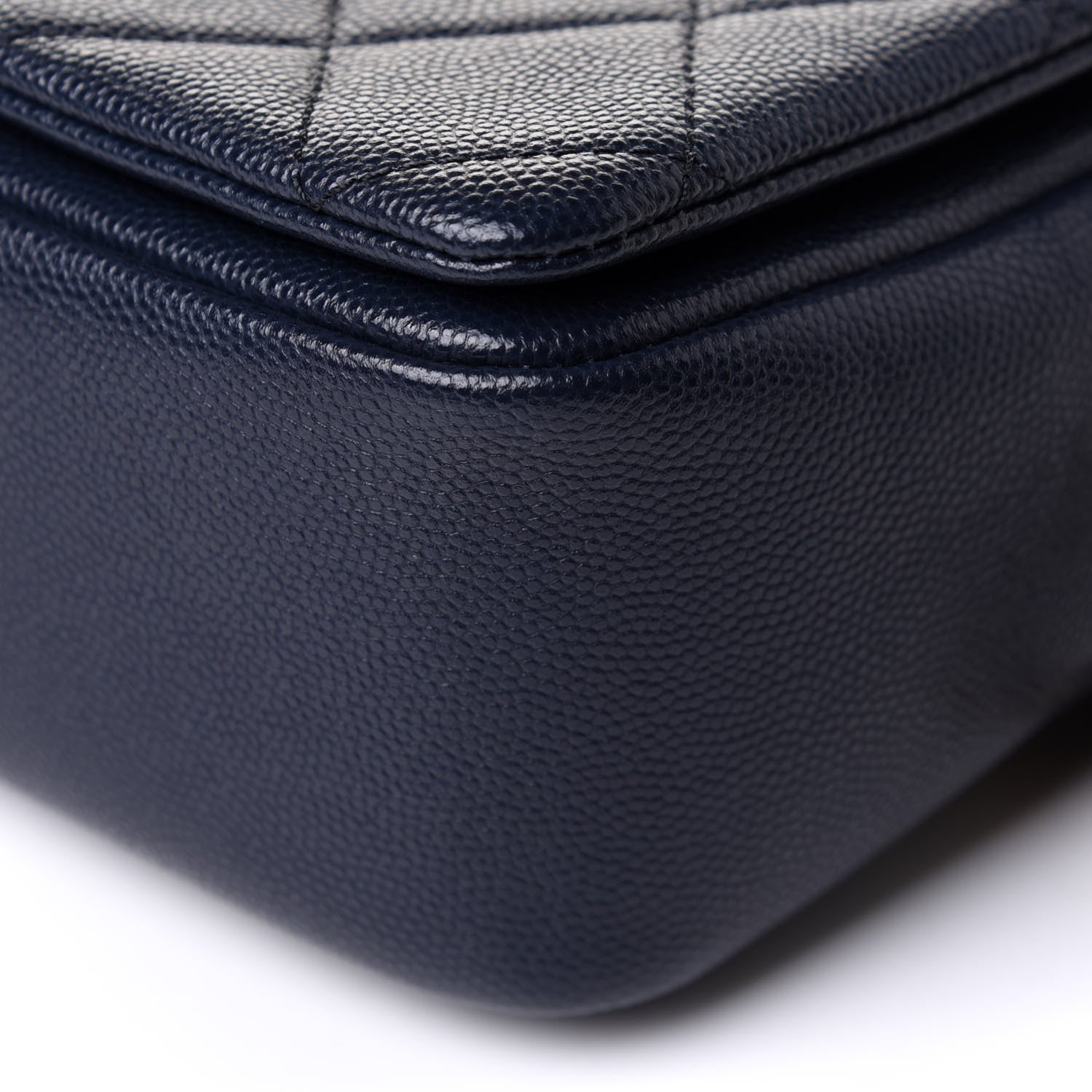 Chanel Caviar Quilted Small Fashion Therapy Flap Bag Navy Blue 13 of 14