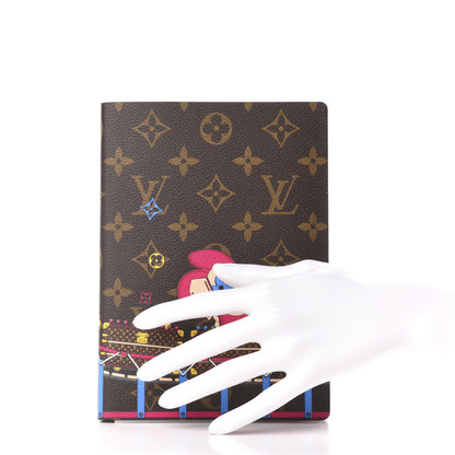 Louis Vuitton Monogram 2020 Christmas Animation Roller Coaster Notebook MM Pivoine 2 of 7