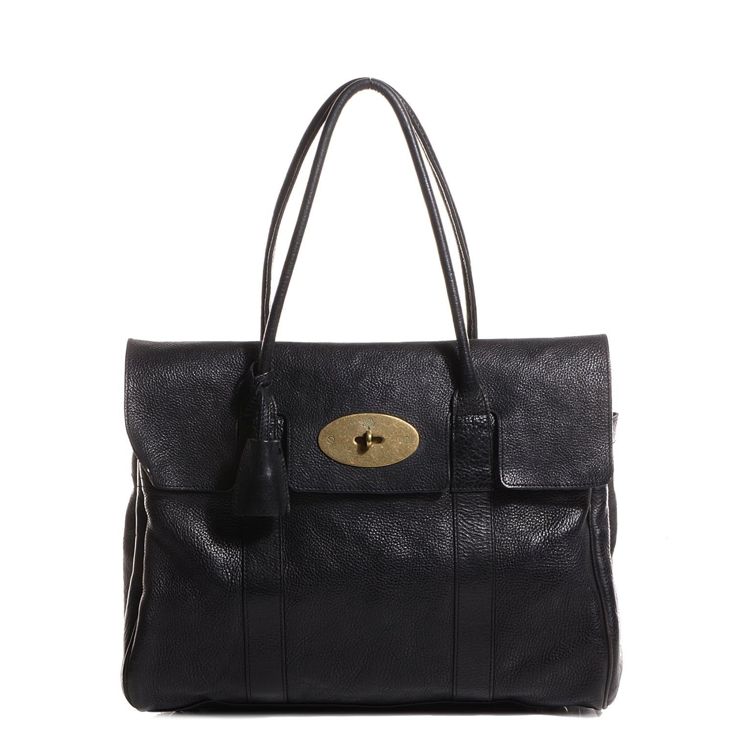 Mulberry Natural Leather Bayswater Black 1 of 13