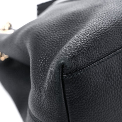Gucci Pebbled Calfskin Medium Soho Chain Shoulder Bag Black 8 of 16