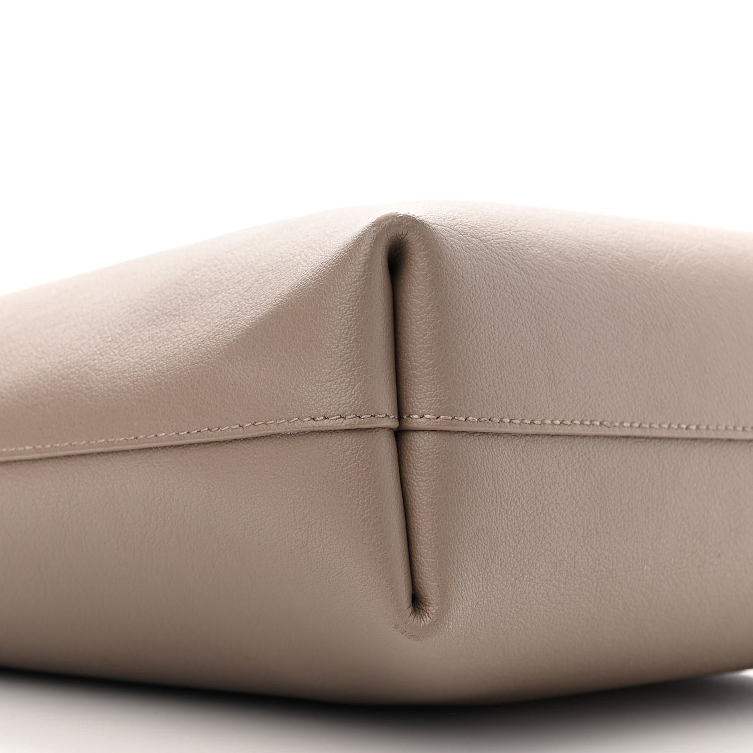 Saint Laurent Calfskin Toy Shopping Tote Dark Beige 9 of 17