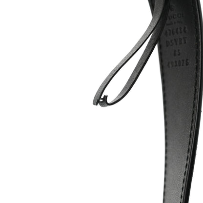 Gucci Calfskin Matelasse GG Marmont Belt Bag 85 34 Black 14 of 14