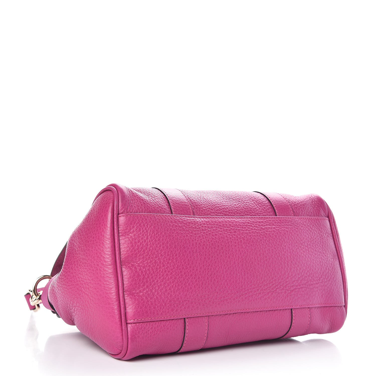 Mulberry Spongy Pebbled Small Bayswater Satchel Hot Fuchsia 4 of 11