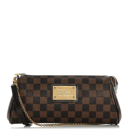 Louis Vuitton Damier Ebene Eva Clutch 1 of 7