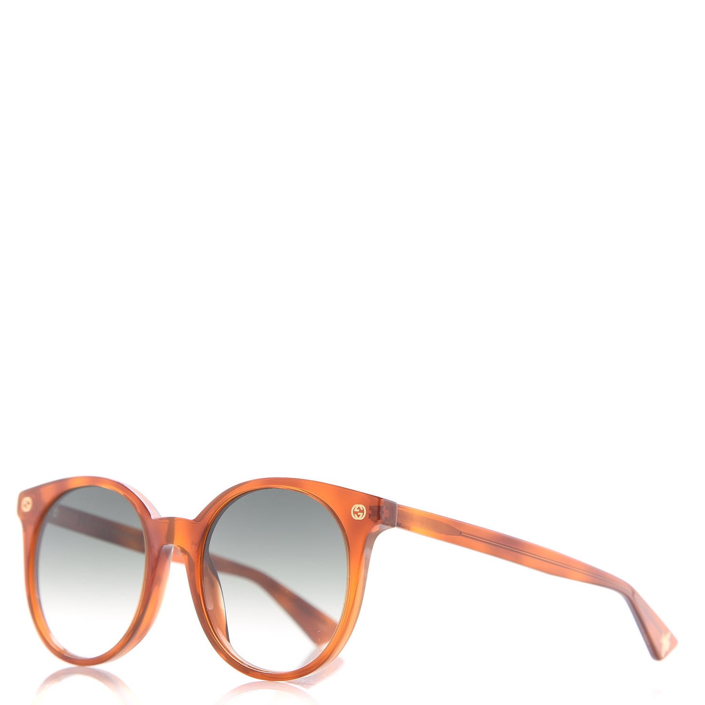 Round Frame Sunglasses GG0091S Tortoise