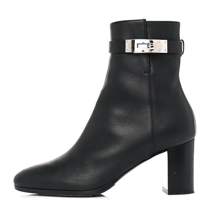 Hermes Calfskin Saint Germain Ankle Boots 36 Black 1 of 11