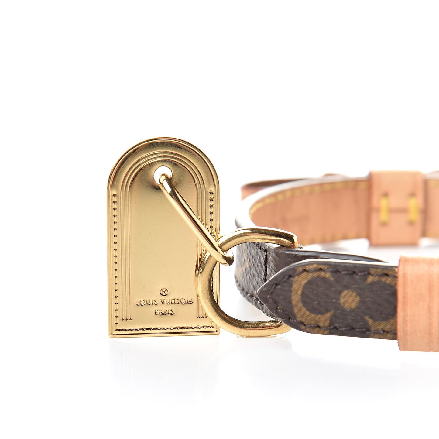Monogram Baxter Dog Collar PM