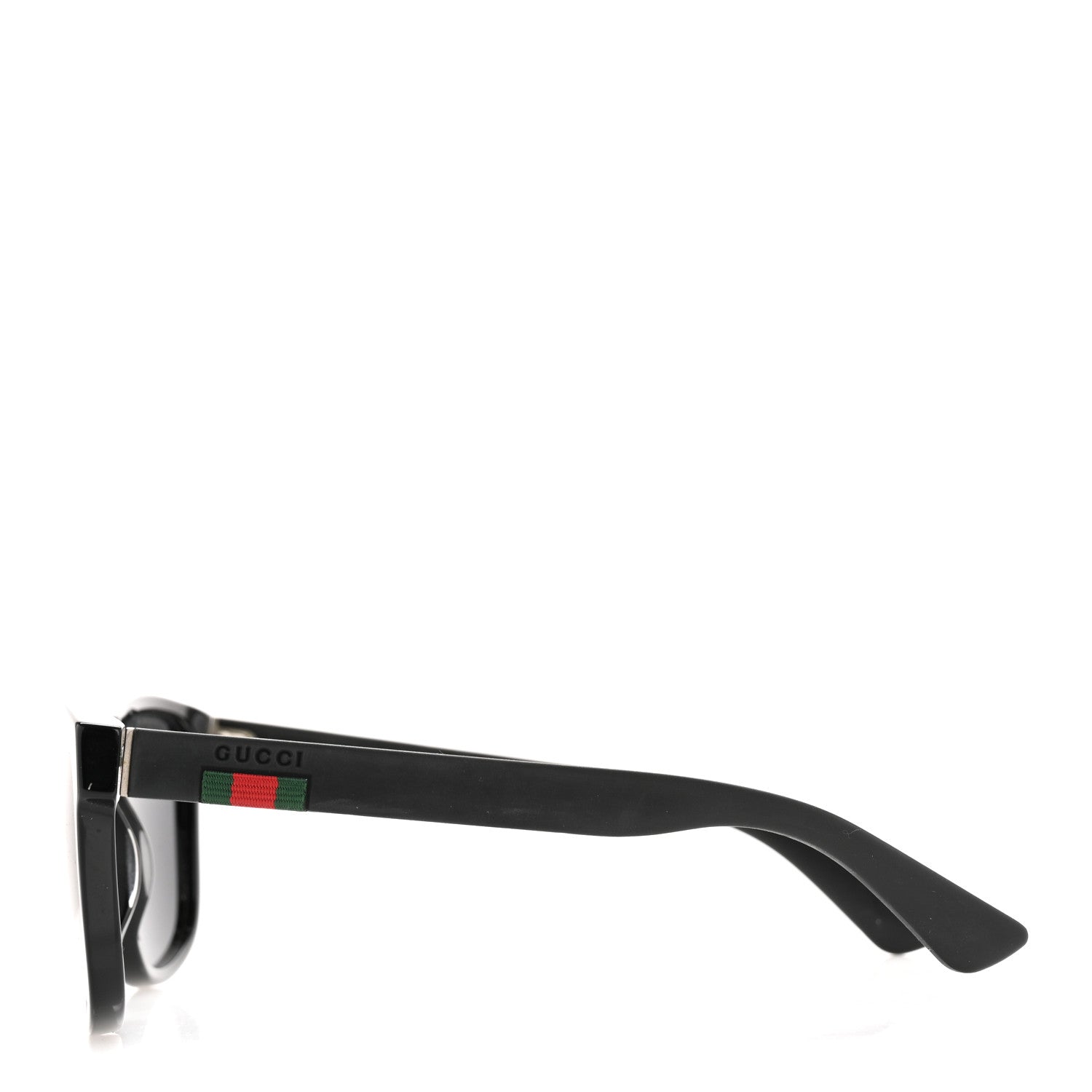 Gucci Web Square Frame GG0010S Sunglasses Black 3 of 9