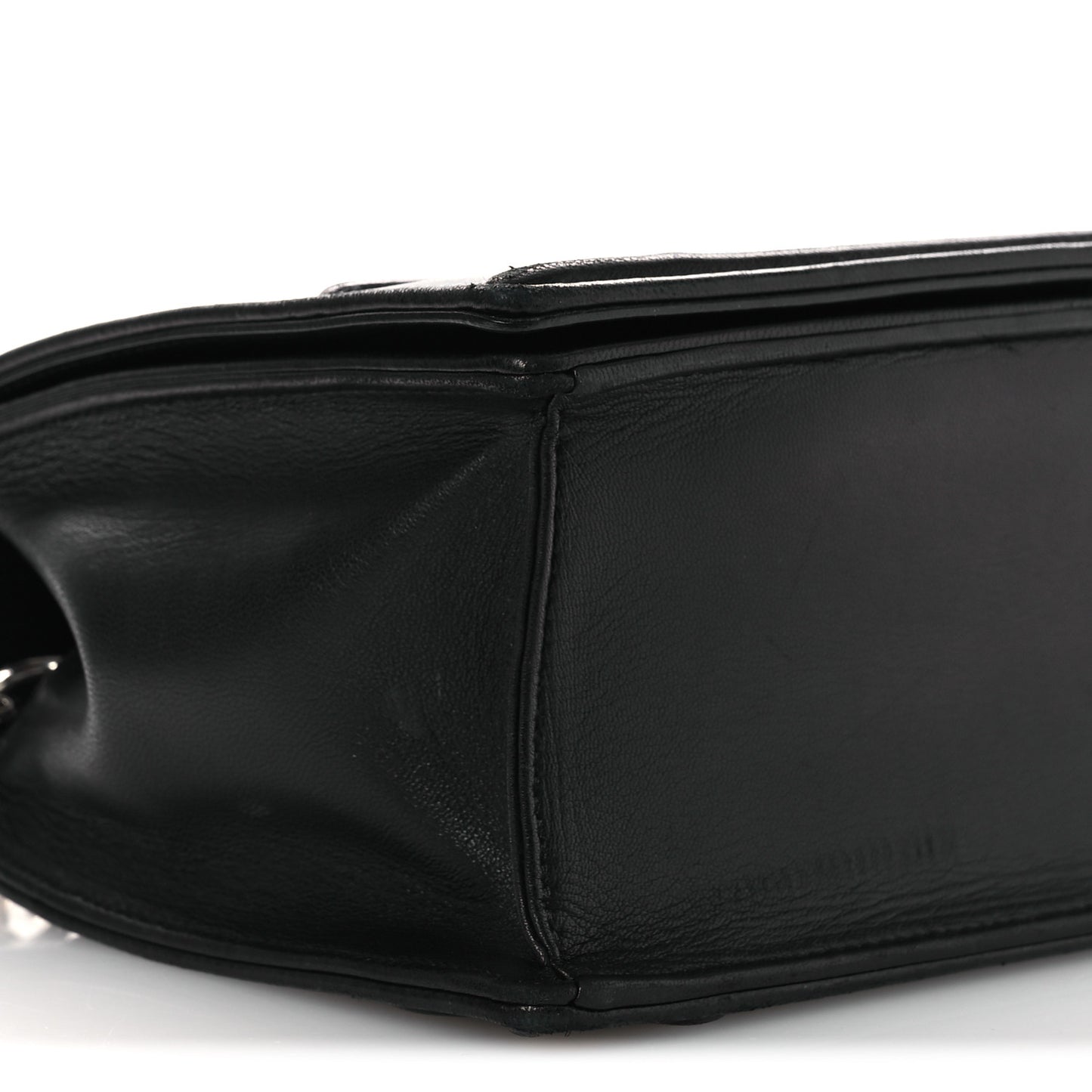Lambskin Medium Diorama Flap Bag Black