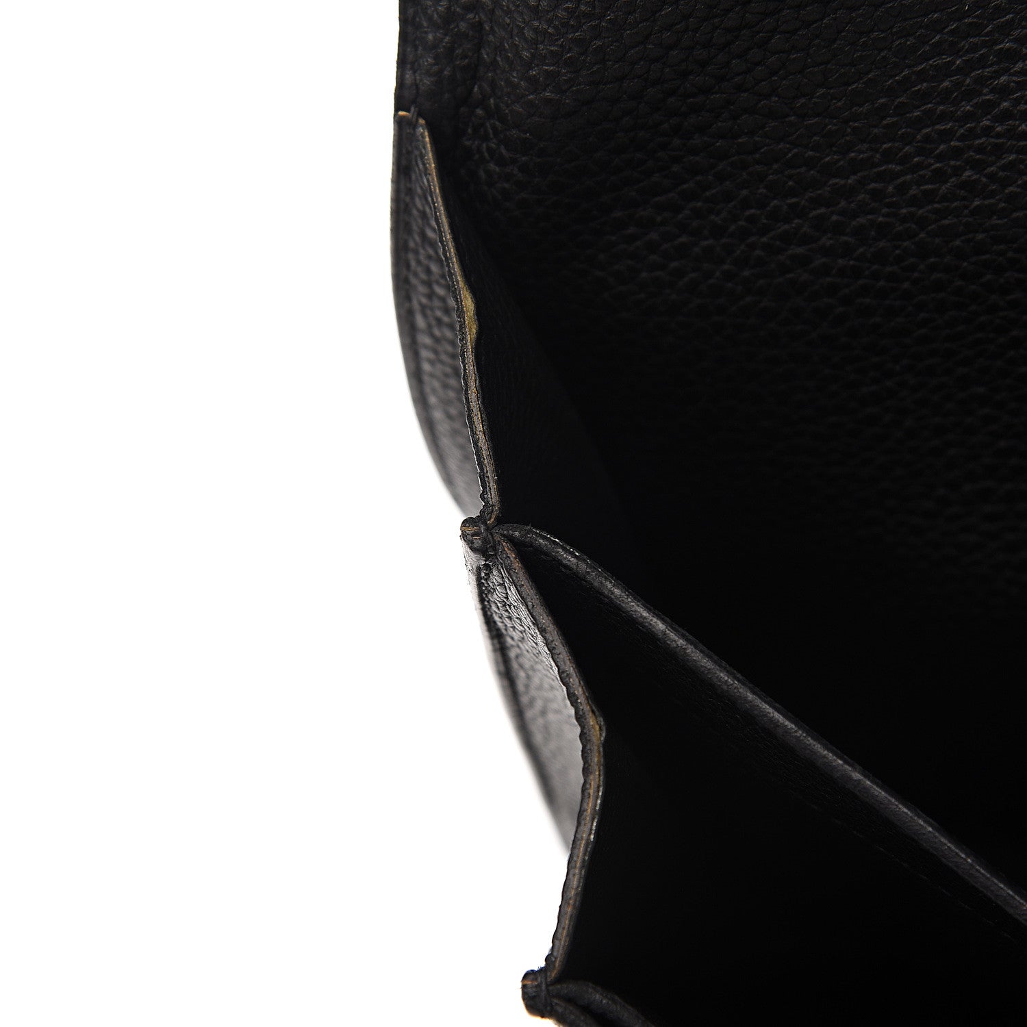 Hermes Taurillon Clemence Sac a Depeche 38 Briefcase Black 7 of 13