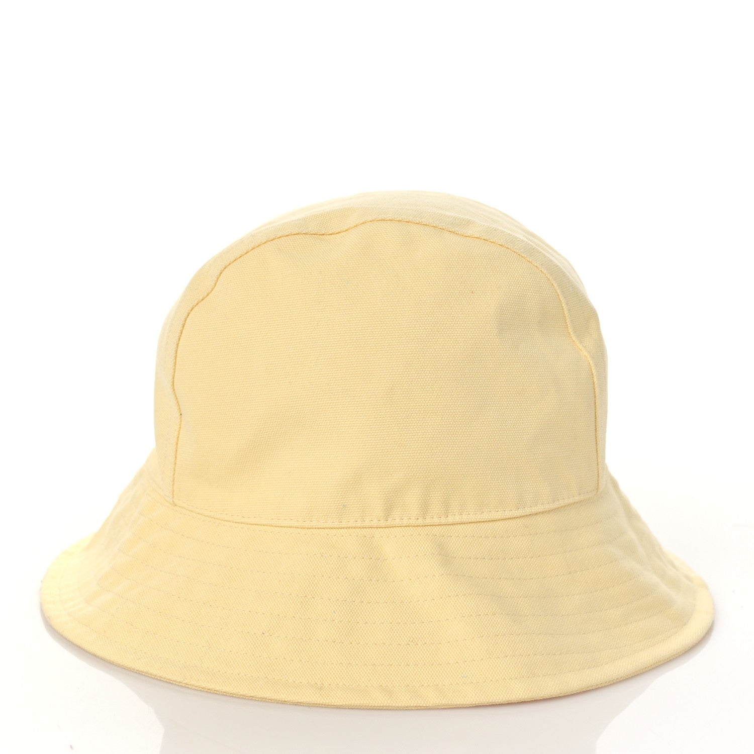 Hermes Cotton Bucket Hat 56 Jaune Sable 3 of 7