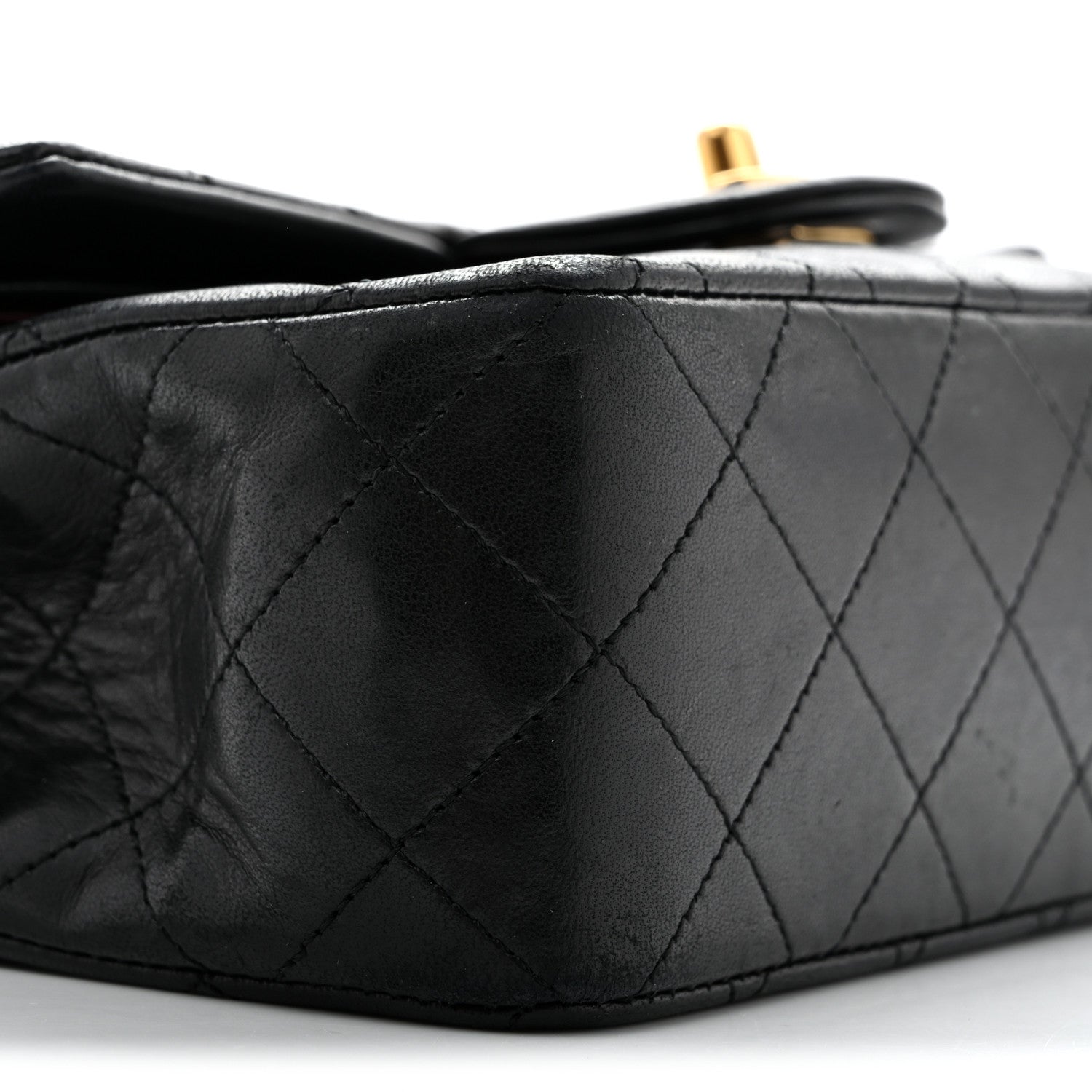 Chanel Lambskin Quilted Small Double Flap Black 8 of 13
