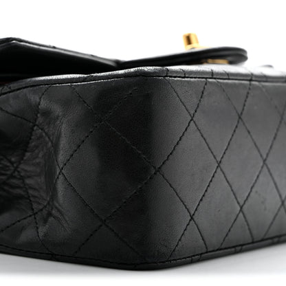 Chanel Lambskin Quilted Small Double Flap Black 8 of 13