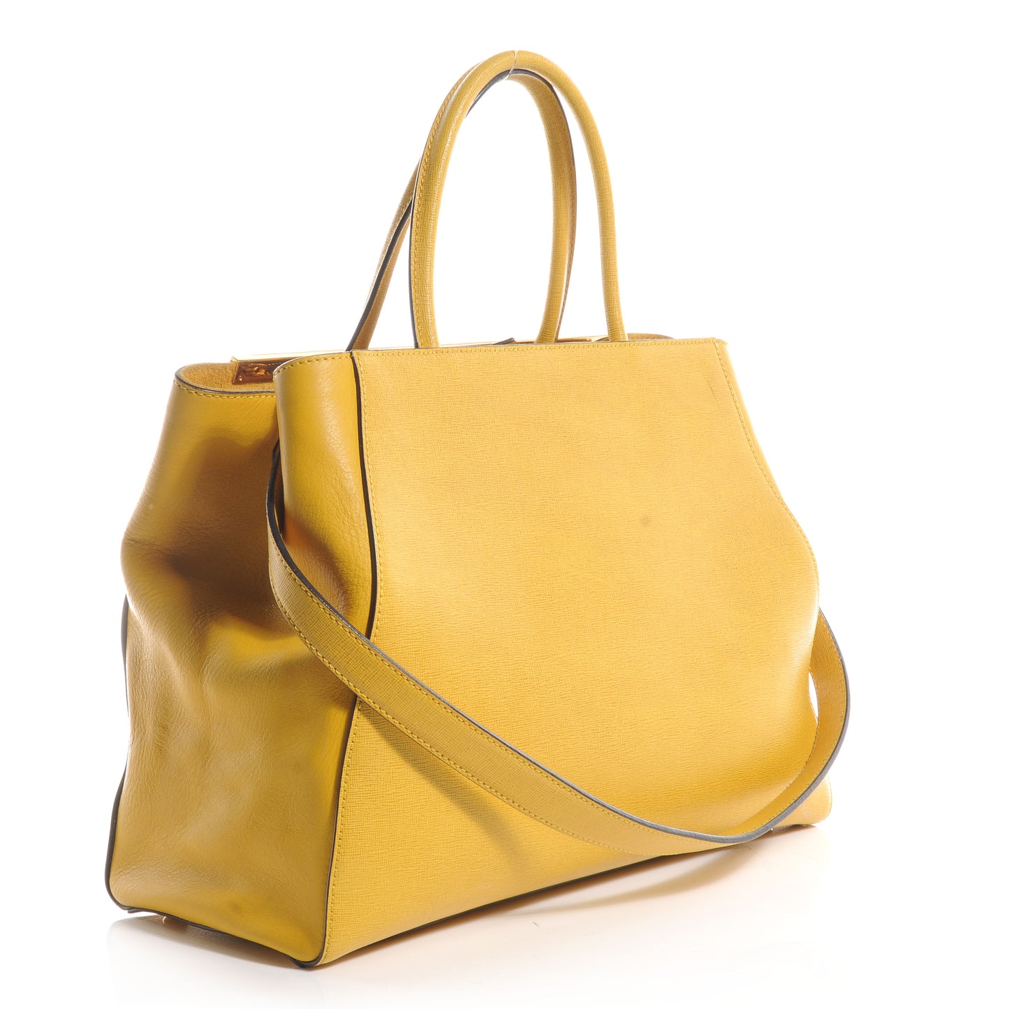 Vitello Elite Regular 2Jours Tote Yellow Chantilly