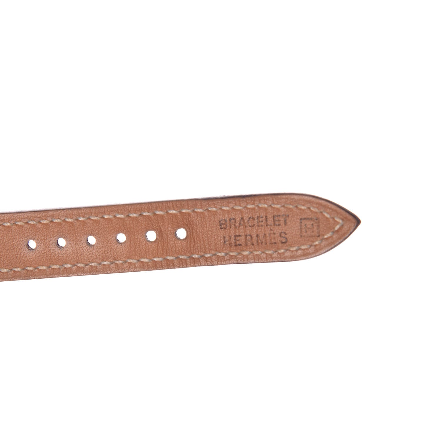Hermes Calfskin Heure H Hour Watch TPM Double Tour Strap 3 of 6