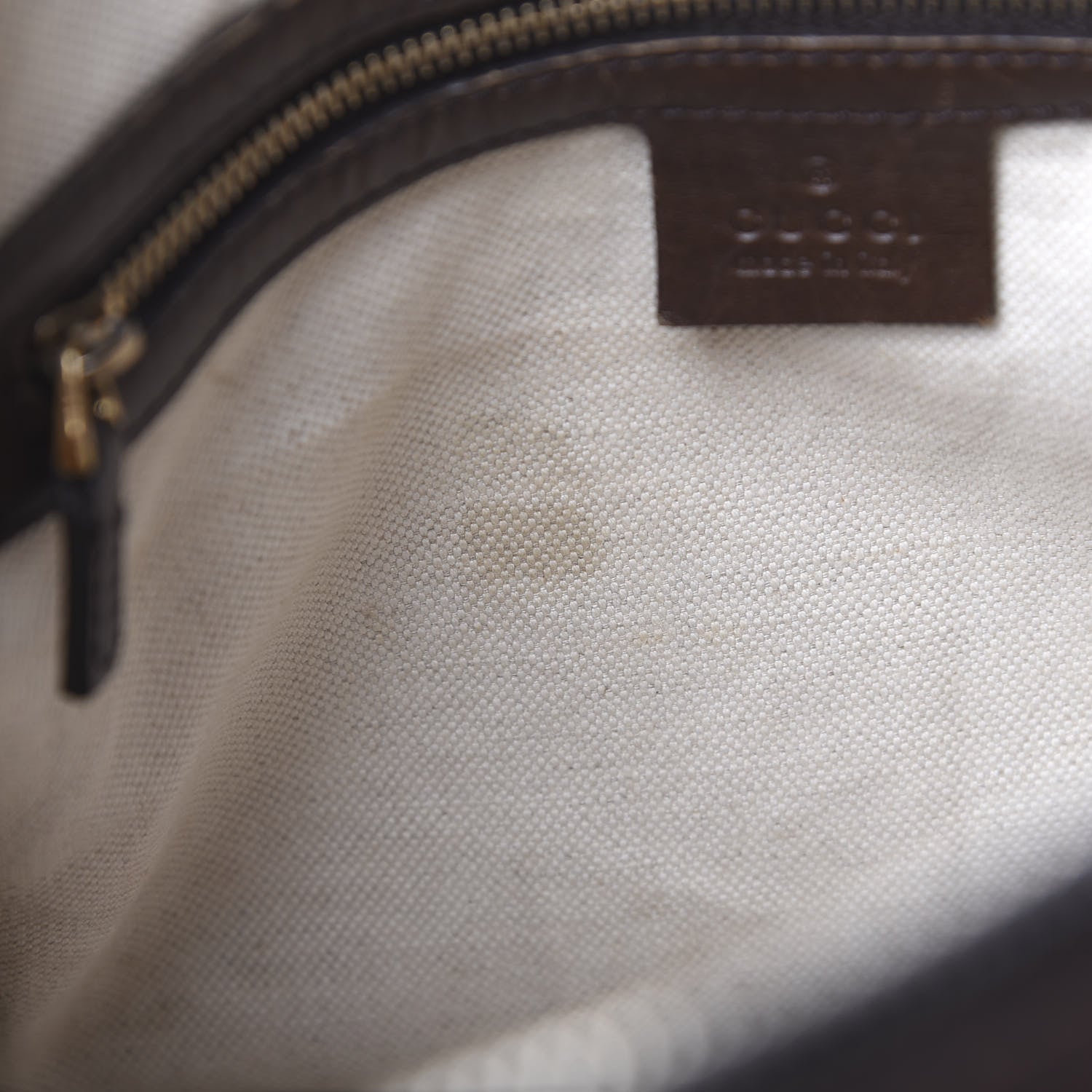 Gucci Monogram Vintage Web Medium Boston Dark Brown 14 of 23