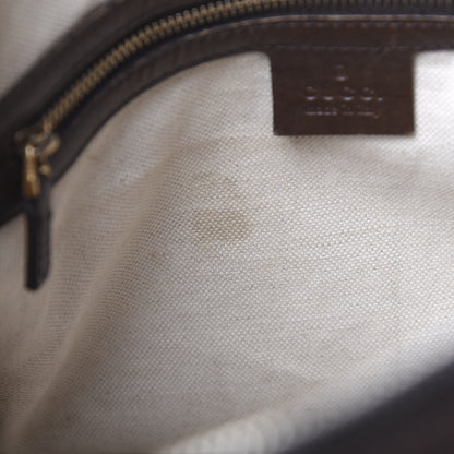 Gucci Monogram Vintage Web Medium Boston Dark Brown 14 of 23