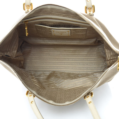 Prada Jacquard Logo Tote Corda Talco 7 of 16