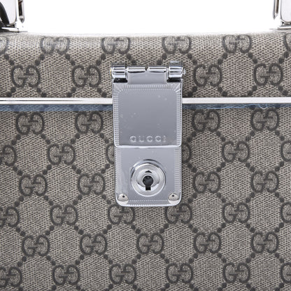Gucci GG Supreme Monogram Globe-Trotter Beauty Case Brown 6 of 9