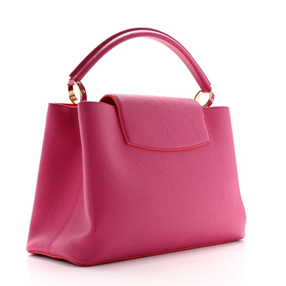 Louis Vuitton Taurillon Capucines Hibiscus Poppy 3 of 13