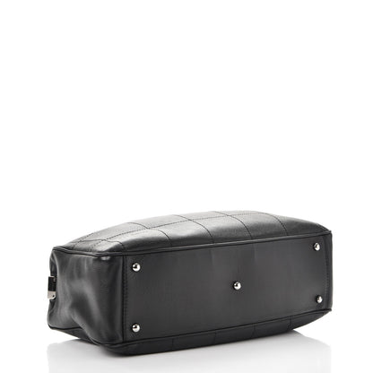 Chanel Caviar Square Stitched Satchel Black 4 of 11