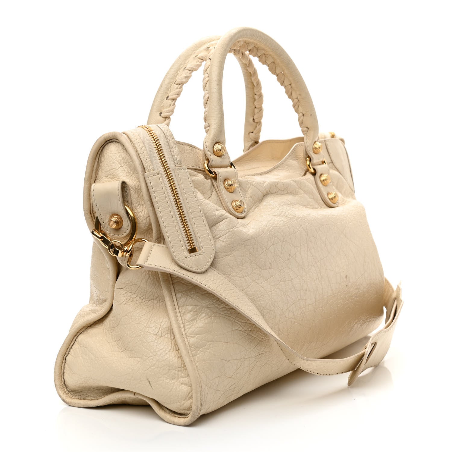 Balenciaga Agneau Giant 12 Gold Hardware City Blanc Creme Light Craie 3 of 20