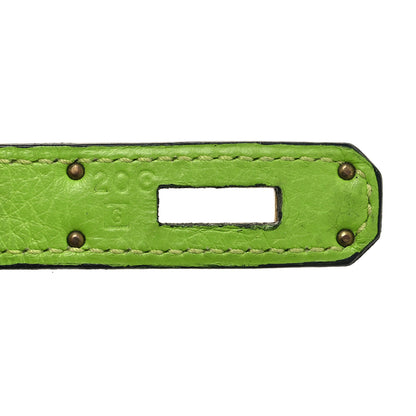 Hermes Taurillon Clemence Kelly Retourne 32 Vert Cru 7 of 12