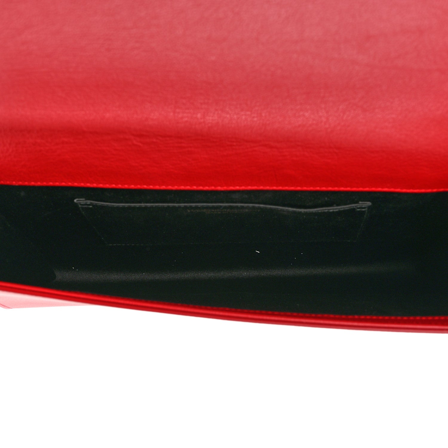 Saint Laurent Calfskin Monogram Large Belle De Jour Clutch Red 5 of 11