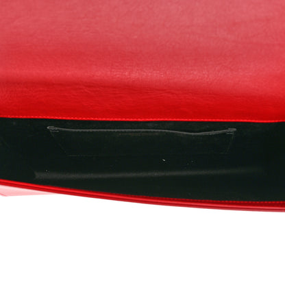 Saint Laurent Calfskin Monogram Large Belle De Jour Clutch Red 5 of 11