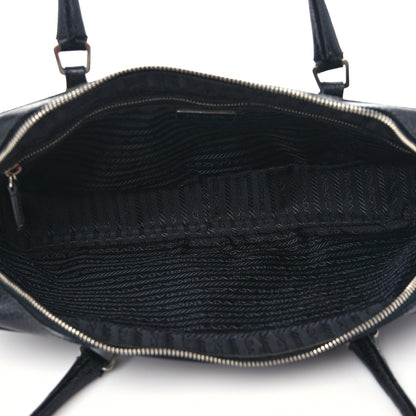 Prada Goatskin Bowling Bag Black 4 of 9