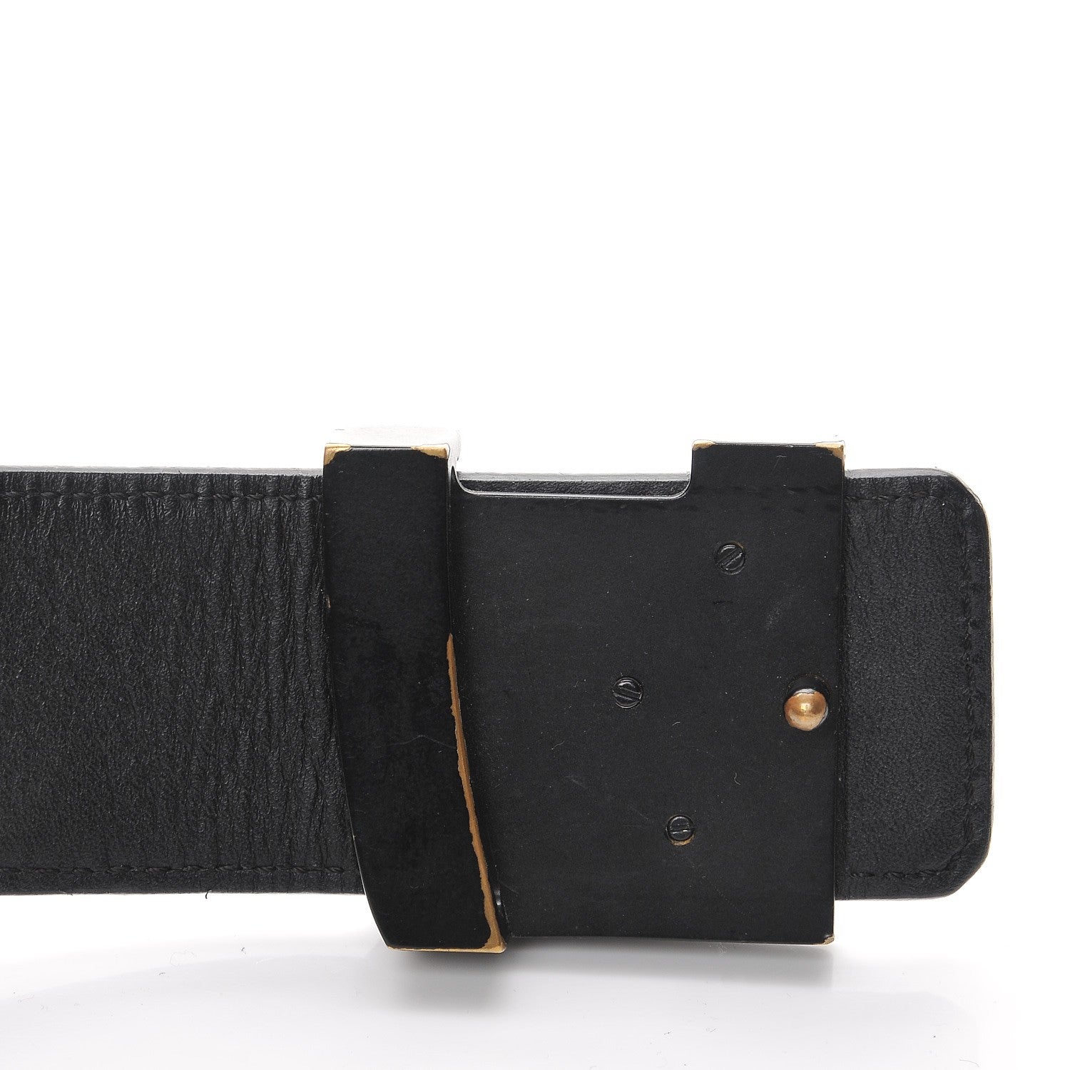 Louis Vuitton Damier Graphite LV Initiales Belt 95 38 6 of 10