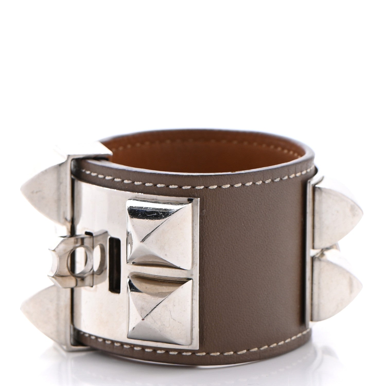 Hermes Swift Collier De Chien CDC Bracelet S Etoupe 3 of 14