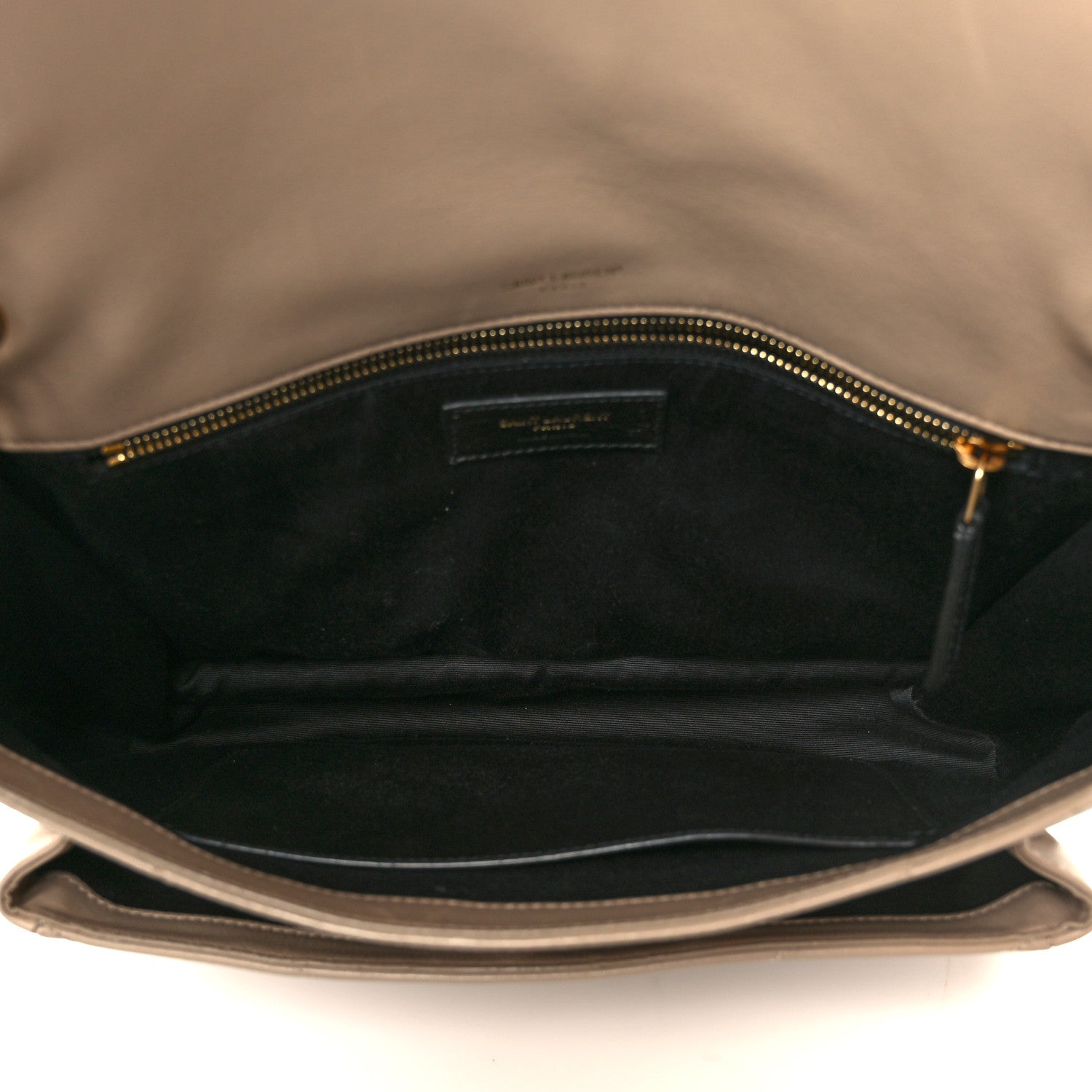 Saint Laurent Lambskin Matelasse Monogram Medium Niki Chain Satchel Dark Beige 5 of 11