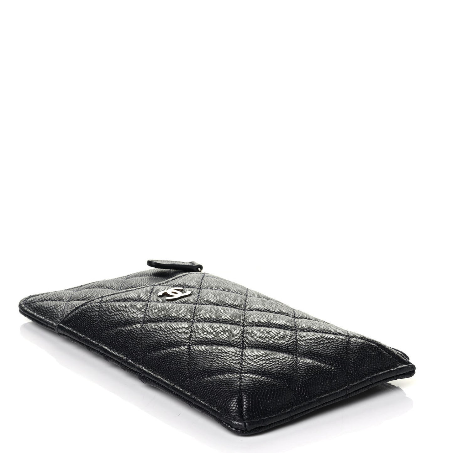 Caviar Quilted Classic iPhone Pouch Navy