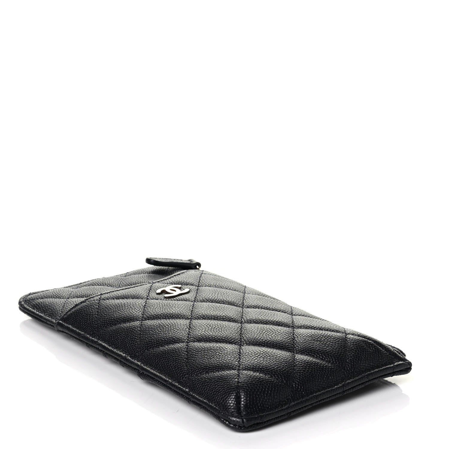 Chanel Caviar Quilted Classic iPhone Pouch Navy 3 of 4