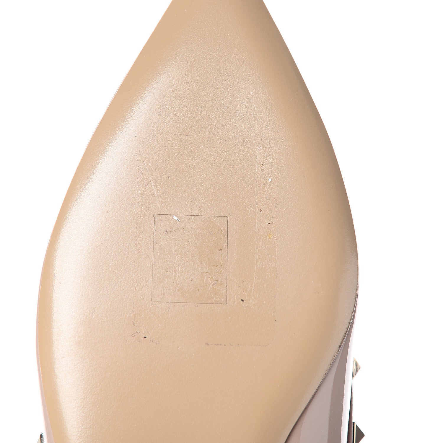 Valentino Garavani Patent Rockstud Ballerina Flats 40 Poudre 7 of 11