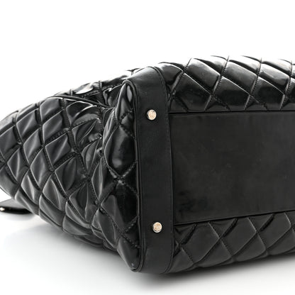 Chanel Vinyl Calfskin Viaggio Travel Bag Black 9 of 12