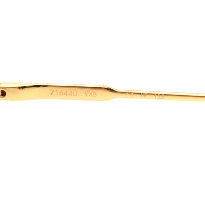 Louis Vuitton Metal Swarovski Crystal Star Light Sunglasses Z1664U Gold 8 of 10
