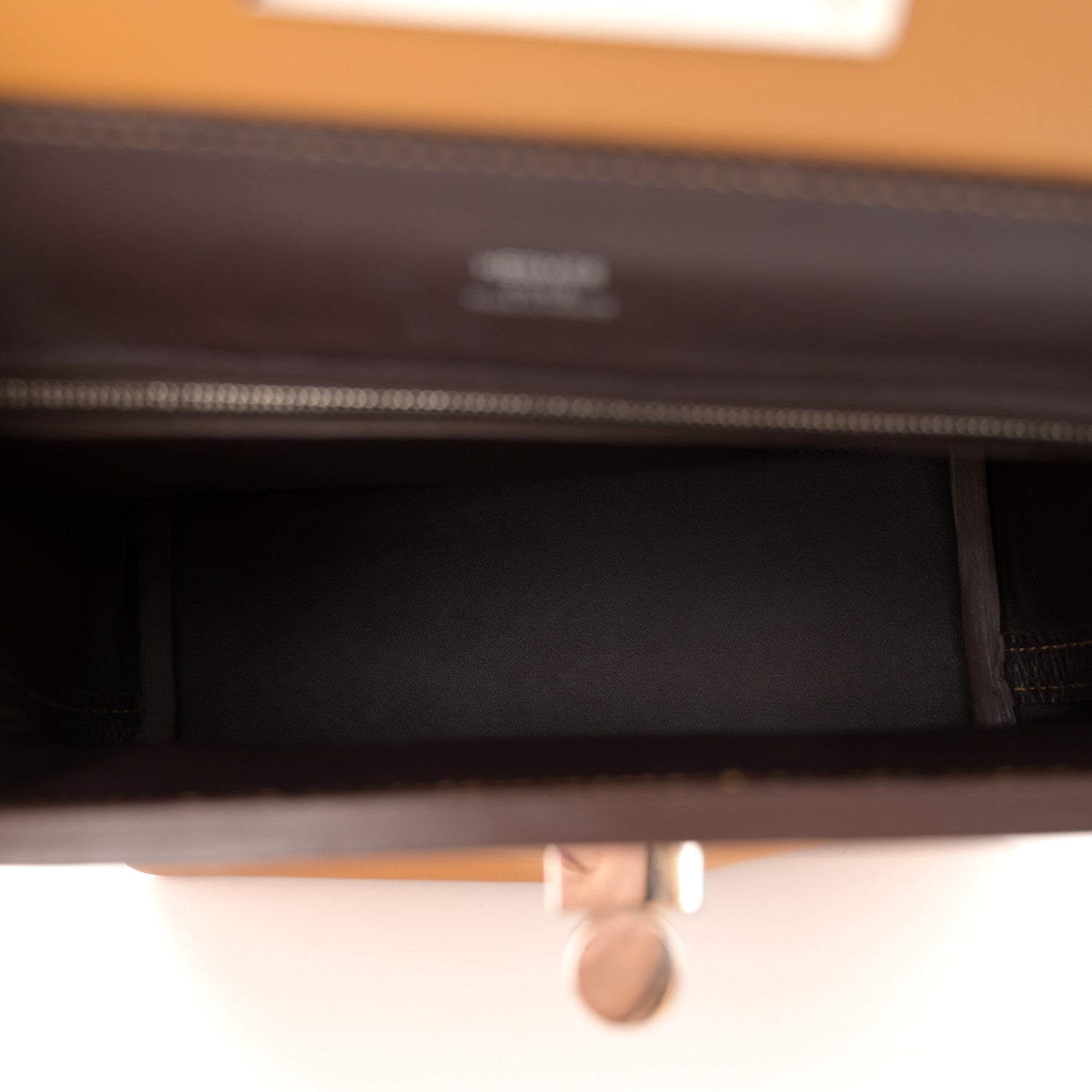 Hermes Evercolor Swift Verso 24/24 21 Sesame Rouge Sellier 5 of 10