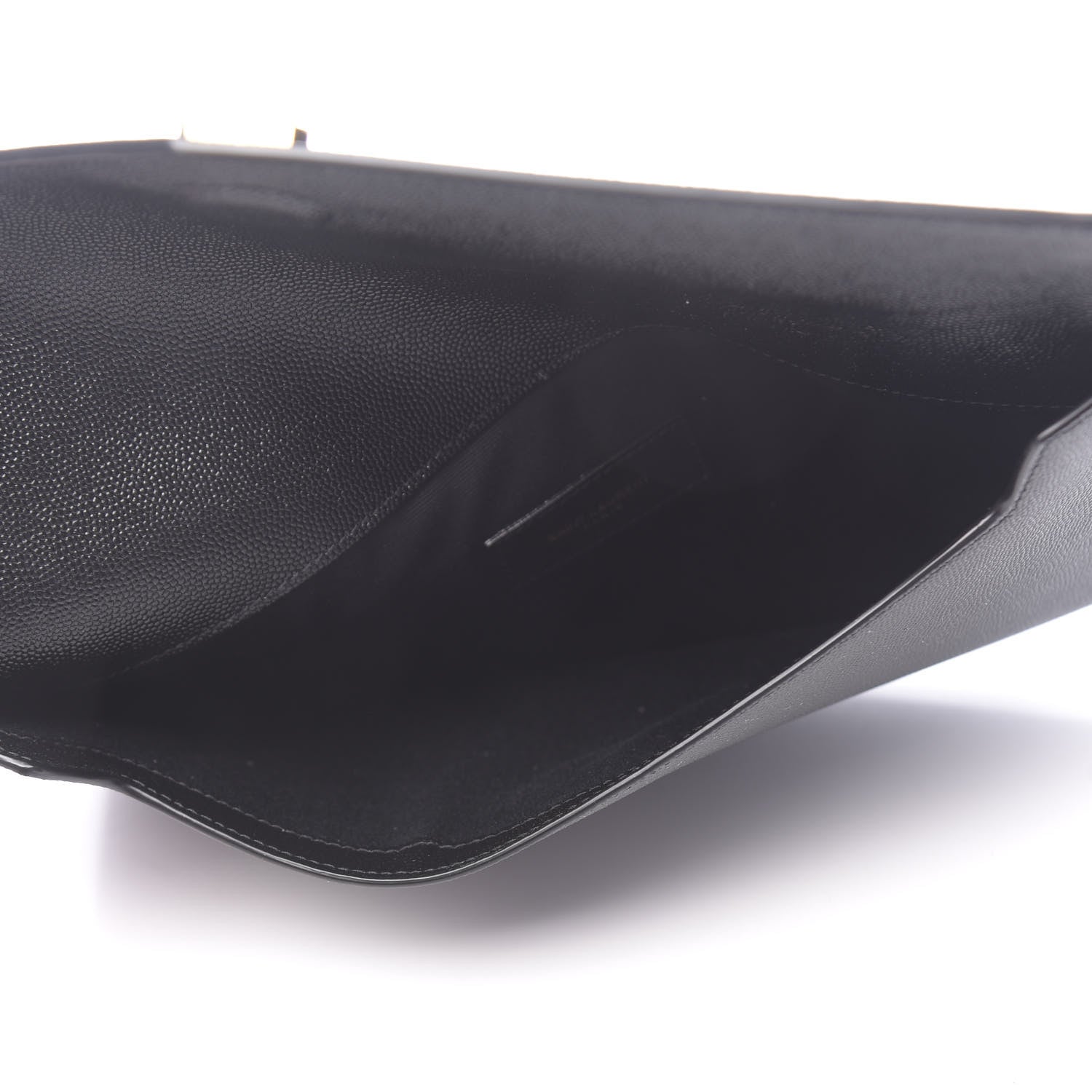 Saint Laurent Grain De Poudre Uptown Pouch Black 5 of 8