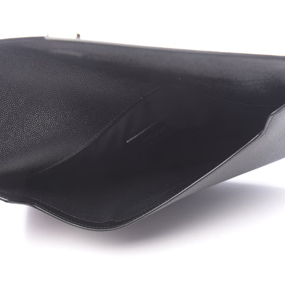 Saint Laurent Grain De Poudre Uptown Pouch Black 5 of 8