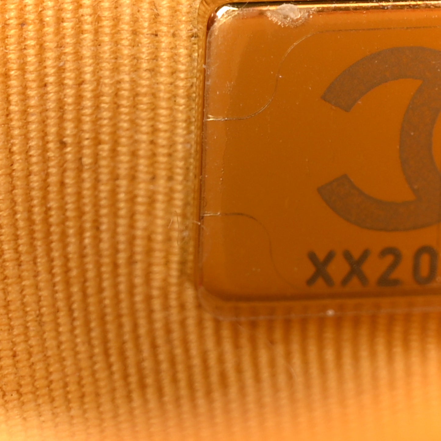 Caviar Quilted Wallet on Chain WOC Yellow