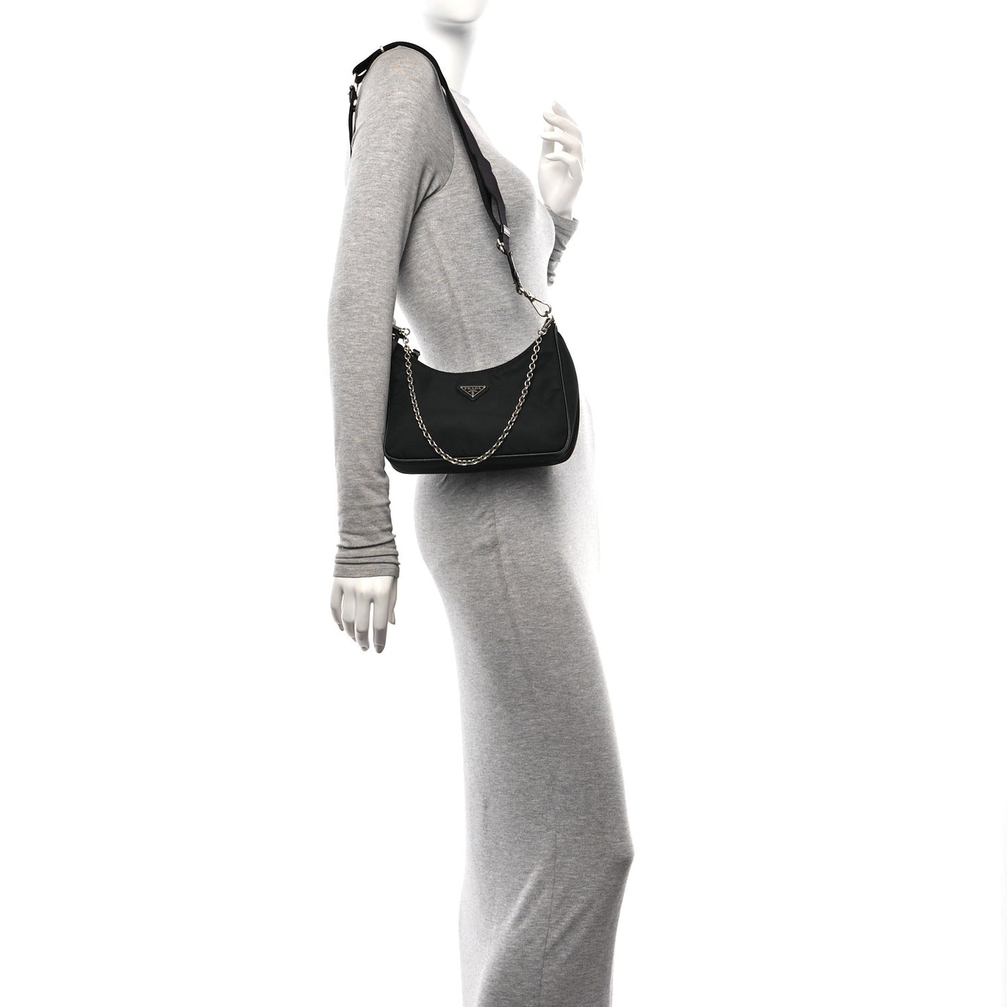 Nylon Re-Edition 2005 Shoulder Bag Black